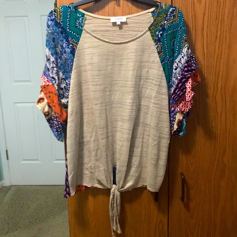 UMGEE WOMEN’S PATCHWORK TOP